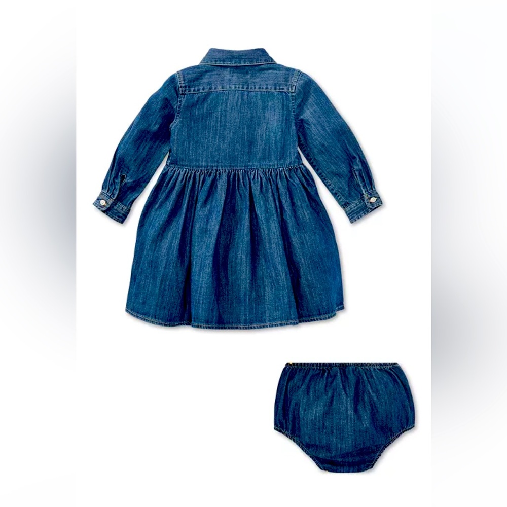 Ralph Lauren — 9 months - 2 piece - Denim - new with tags